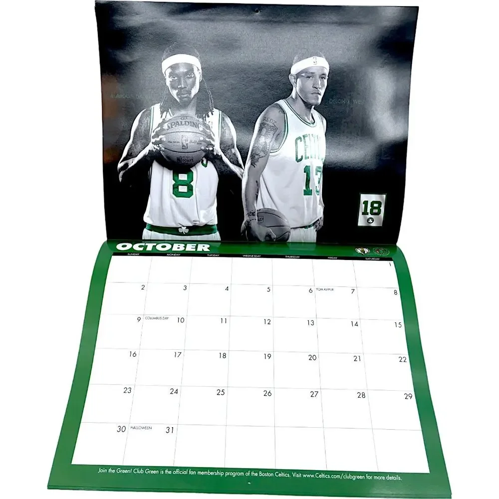 Boston Celtics 2011 Team Calendar *NEW*
